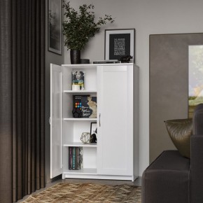 Тумба СИРИУС двухдверная высокая, цвет белый в Можге - mozhga.mebel24.online | фото 4