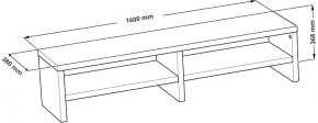 ТВ-тумба Энкель ТВ16, тамбурат, цвет дуб беленый в Можге - mozhga.mebel24.online | фото 3