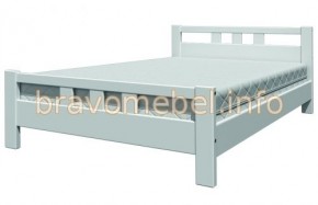 ВЕРОНИКА-2 Кровать из массива 900 (Белый античный) в Можге - mozhga.mebel24.online | фото