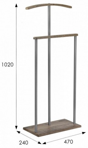 Вешалка для костюма Дэви 1 в Можге - mozhga.mebel24.online | фото 12