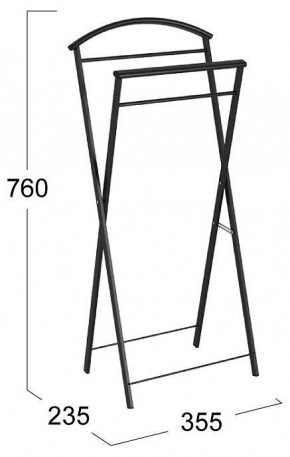 Вешалка для костюма Контур в Можге - mozhga.mebel24.online | фото