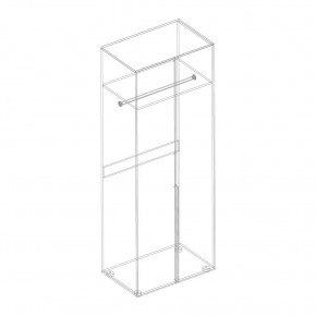 ВИТА Шкаф 2-ств для одежды в Можге - mozhga.mebel24.online | фото 2
