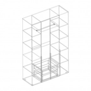 ВИТА Шкаф 4-ств с зеркалом в Можге - mozhga.mebel24.online | фото 2