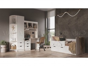 ЮНИОР-4 Детская (модульная) МДФ (Шарли Белый) в Можге - mozhga.mebel24.online | фото 1