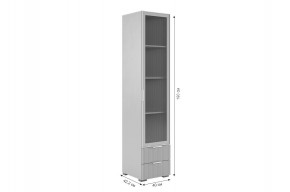 ЗЕФИР Гостиная К1 (белое дерево/белый муар) в Можге - mozhga.mebel24.online | фото 5
