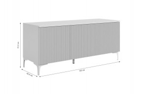 ЗЕФИР Гостиная К2 (белое дерево/черный муар) в Можге - mozhga.mebel24.online | фото 4