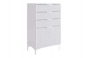ЗЕФИР Комод (белый муар) в Можге - mozhga.mebel24.online | фото